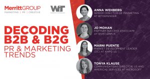 WIT B2B and B2G marketing challenges